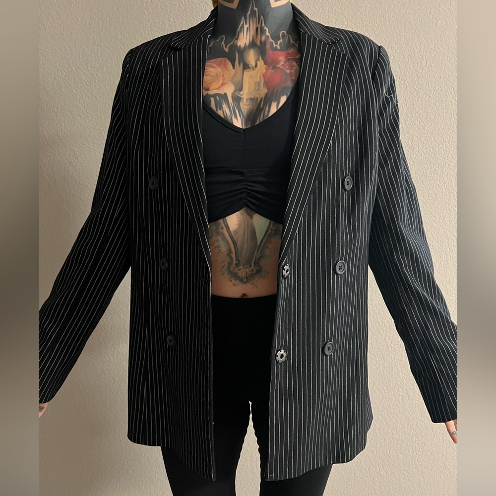 Who what wear pin striped blazer